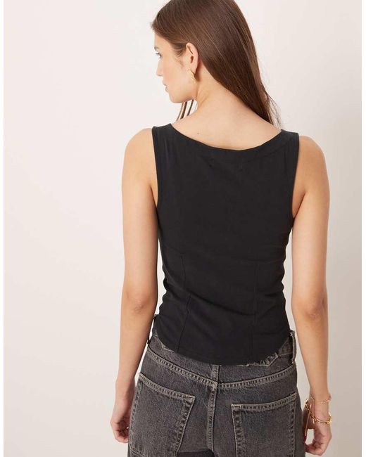 Free People Black Iconic Tank