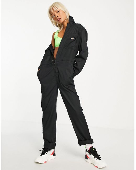 Haughton - tuta a maniche lunghe nera di Dickies in Nero | Lyst