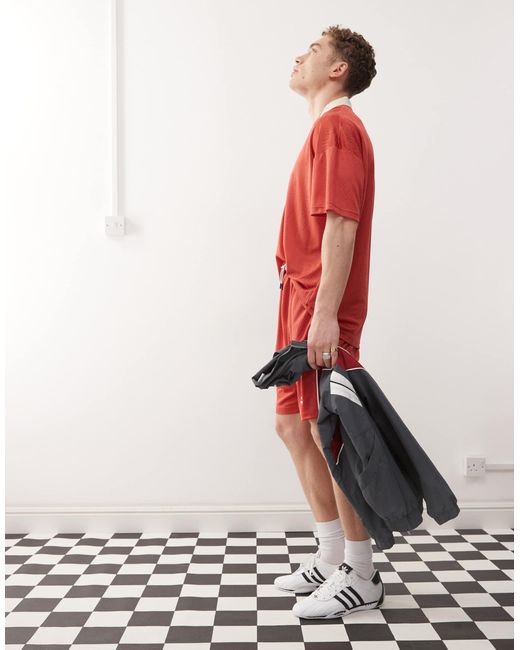 Umbro Football – shorts in Red für Herren