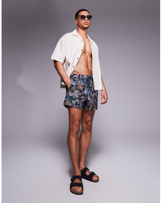 ASOS Blue Swim Shorts for men
