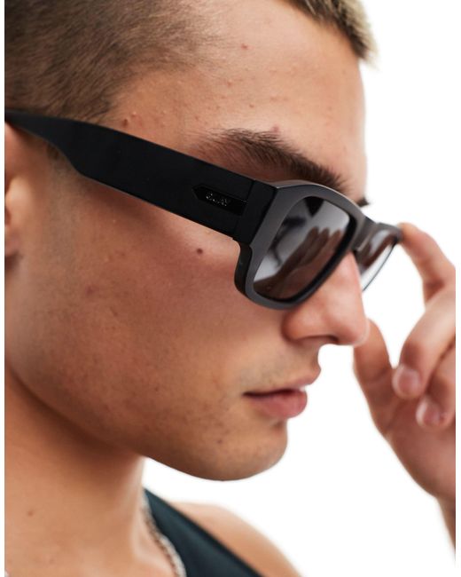 Quay Black Quay Nightcap Shield Sunglasses for men