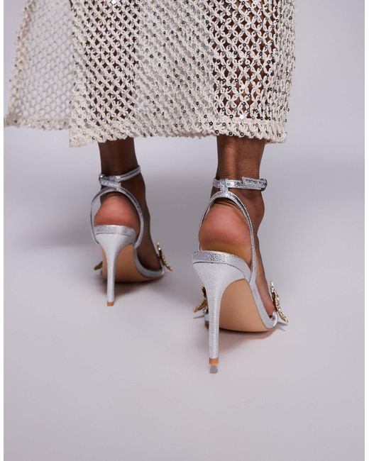 Public Desire Metallic – sandaletten