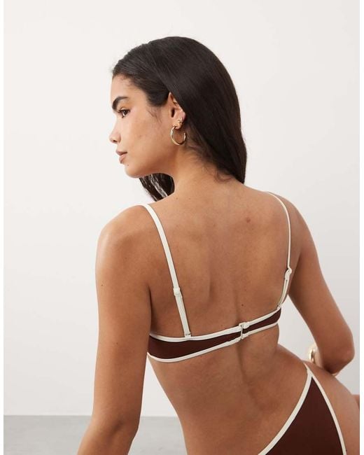 Mango Brown Bikini Top