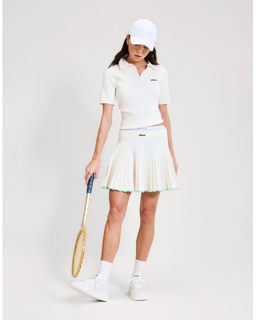 Ellesse White The Umpire Polo