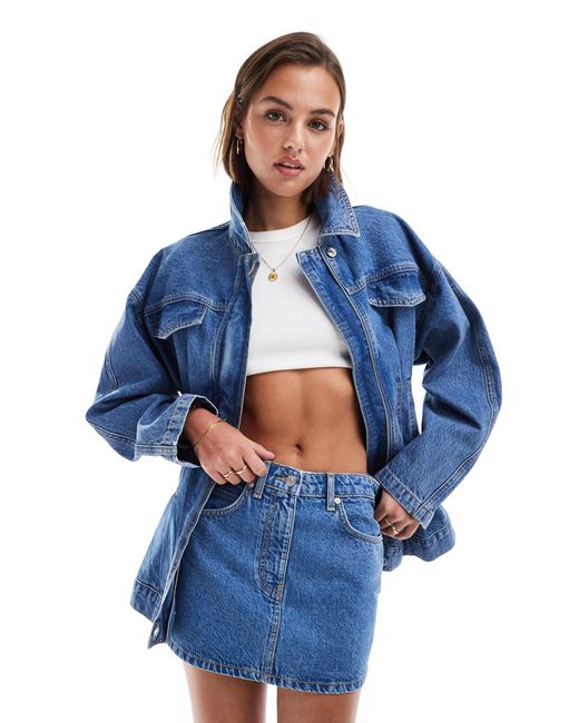 ASOS Blue – premium – jeansjacke