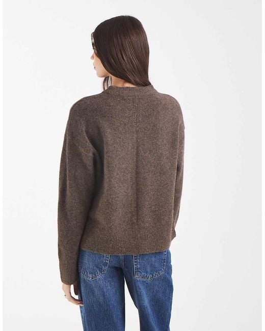 Object Multicolor Oversized Seam Front Knitted Jumper