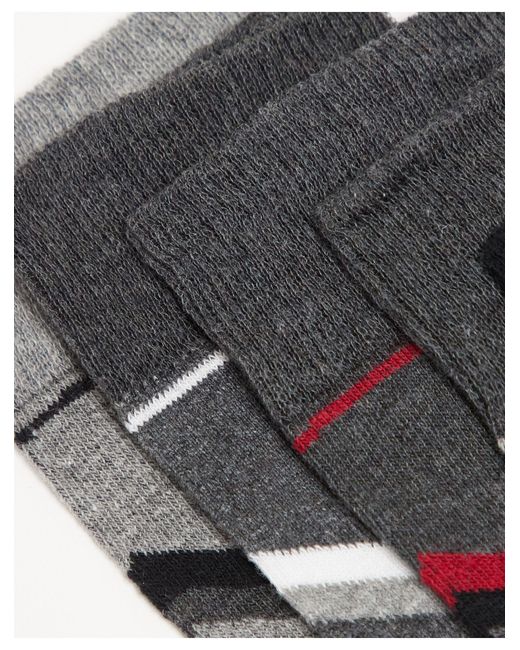 Farah White Bryar 5 Pack Socks for men