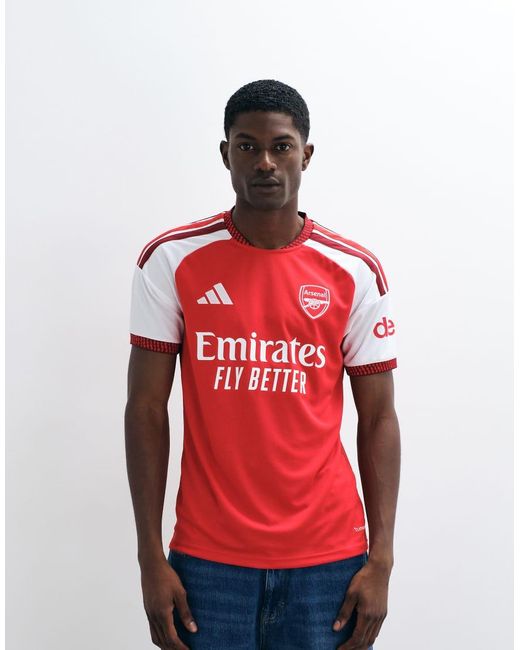 Adidas Originals Red Adidas Football Arsenal 26/27 Home Shirt for men