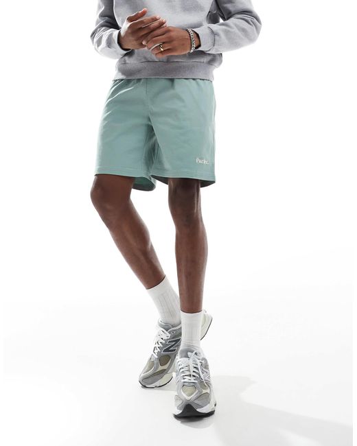 Parlez Green Wilmot Drawstring Logo Shorts for men