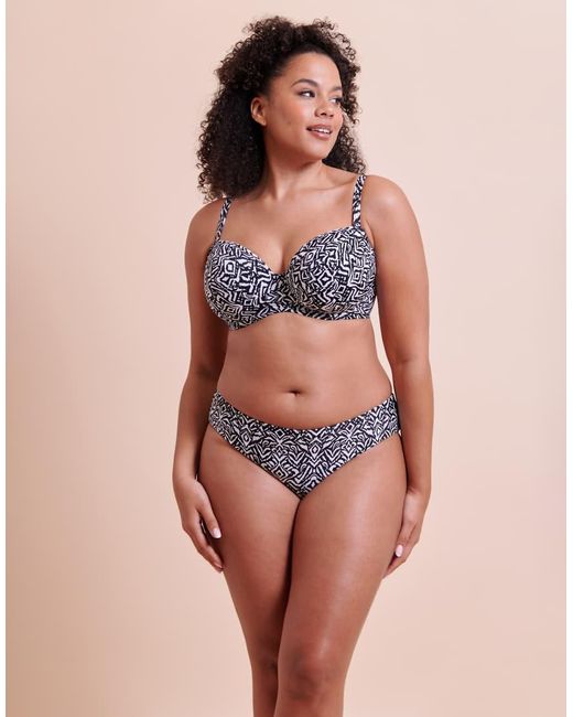 Curvy Kate Pink Wild Horizon Padded Balcony Bikini Top