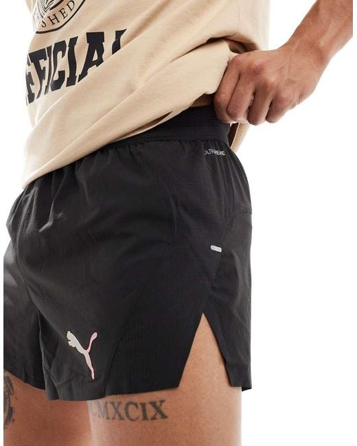 PUMA White Run Velocity 3" Running Shorts for men