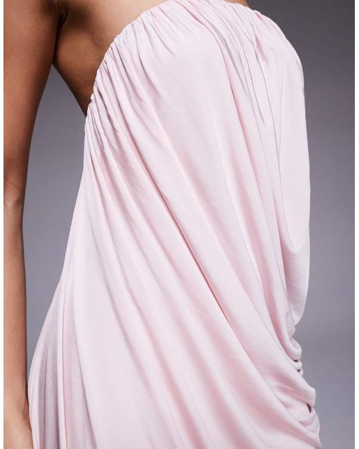 Mango Blue Featuring Kaia Gerber Bandeau Maxi Dress