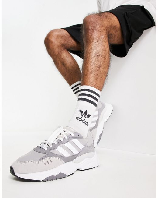 Adidas Originals White Retropy F90 Trainers