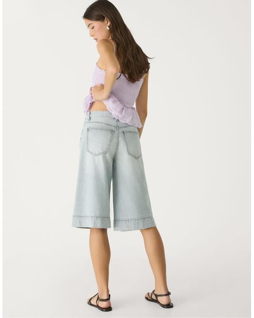 Stradivarius Gray Bermuda Jorts
