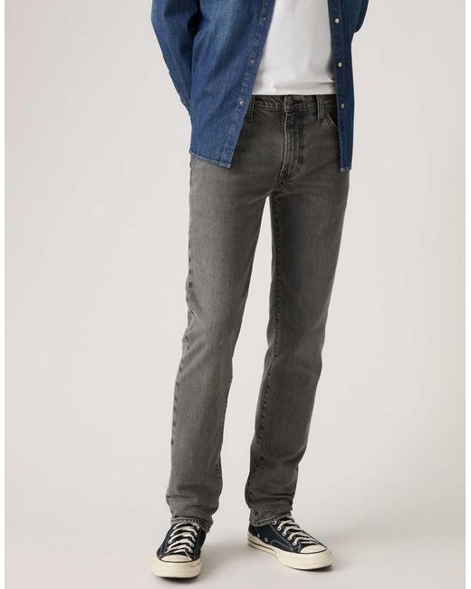 Levi's White 511 Slim Jeans for men