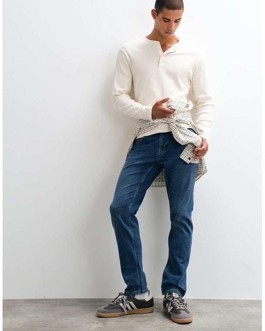 Only & Sons Regular-Fit Jeans in het Blue voor heren