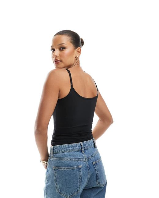 Camiseta Negra De Tirantes De JJXX de color Blue