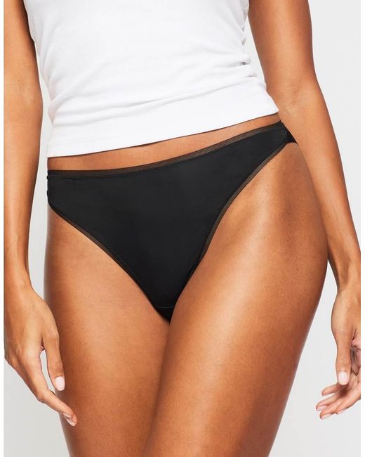 KBX Black Knickerbox 3 Pack Micro High Leg Brief