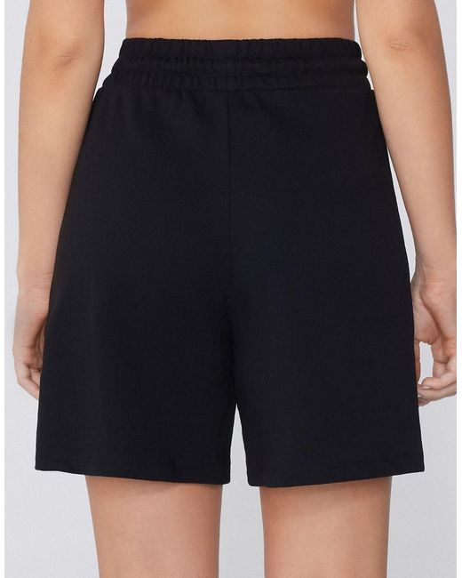 Tezenis Black Bermuda Shorts With Drawstring