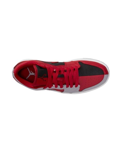 Nike Red Air Jordan 1 Low Sneakers