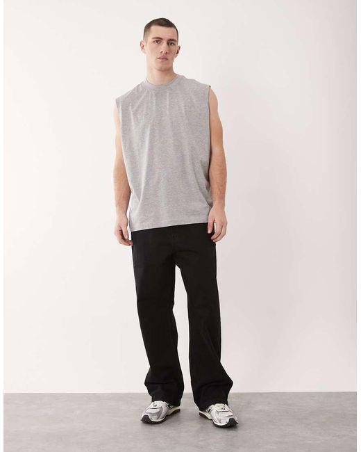 ASOS Essentials in het Gray voor heren