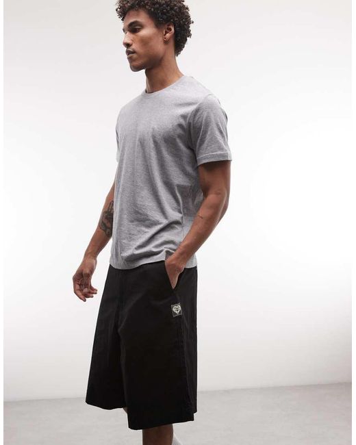 Aape By A Bathing Ape White Aape By A Bathing Ape Loose Fit Woven Shorts for men