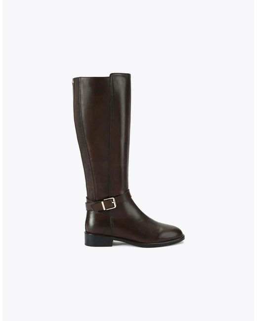 Carvela Kurt Geiger Black Pienza Riding Boot Knee Boots
