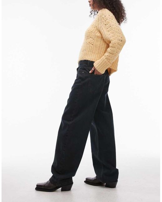 TOPSHOP Blue Skater Lowslung Jean