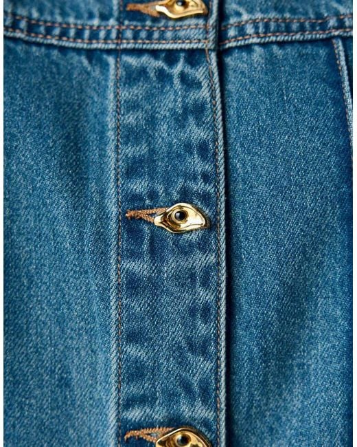 Chaleco Vaquero Azul Medio De Object de color Blue