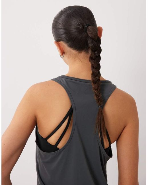 4505 Gray Nylon Performance Mesh Quick Dry Running Vest