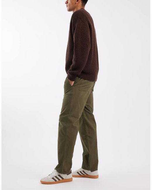 Only & Sons Green Relaxed Fit Trouser for men