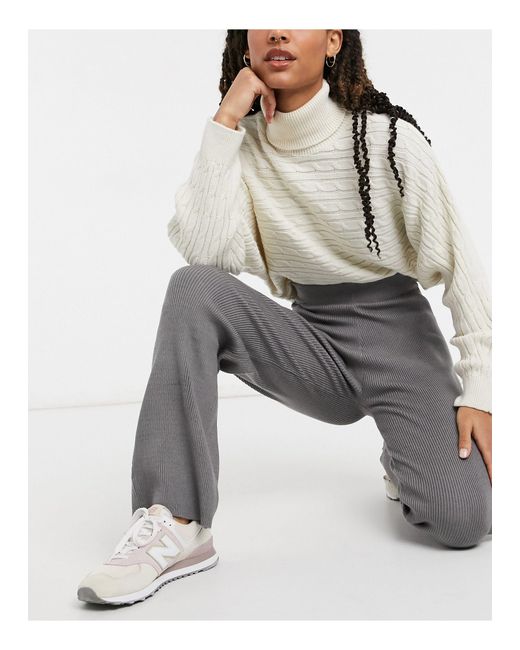Co-ord Knitted Wide Leg Trouser 