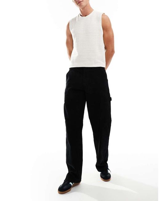 Dickies Black Seasonal Carpenter Trousers for men