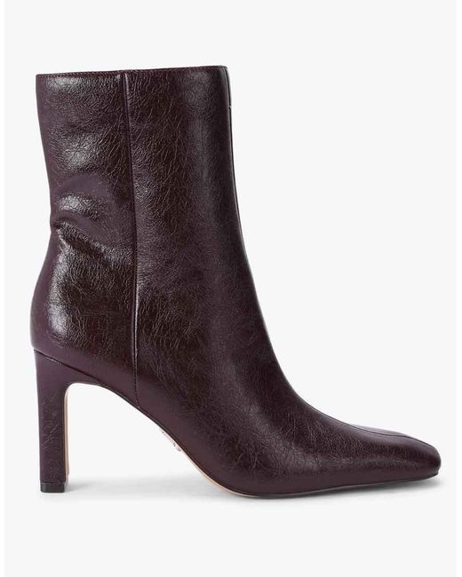 Steve Madden Brown Morph Wine High Ankle Boots