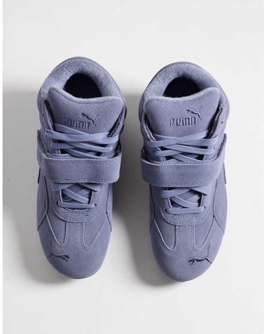 PUMA Blue Speedcat Wedge Trainers