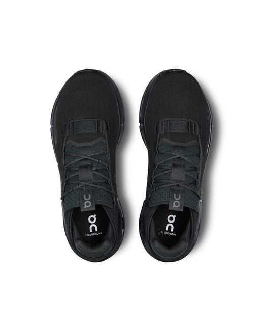 On Shoes Black Cloudnova 2 Lifestyle Trainer