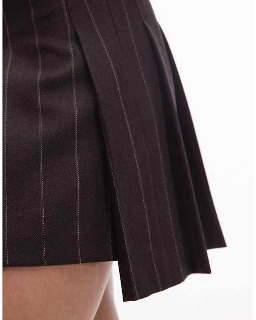 ASOS Black Tailored Mini Skirt