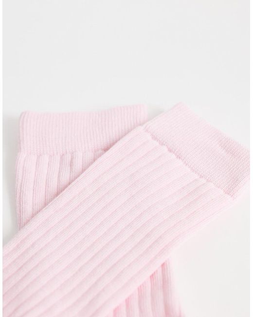 ASOS Pink Super Soft Ankle Socks Light