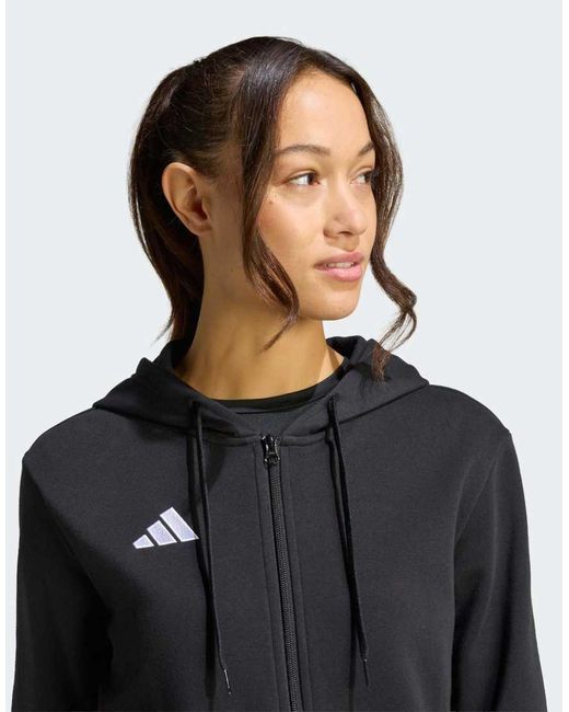 Adidas Originals Blue Entrada26 Full Zip Hoodie