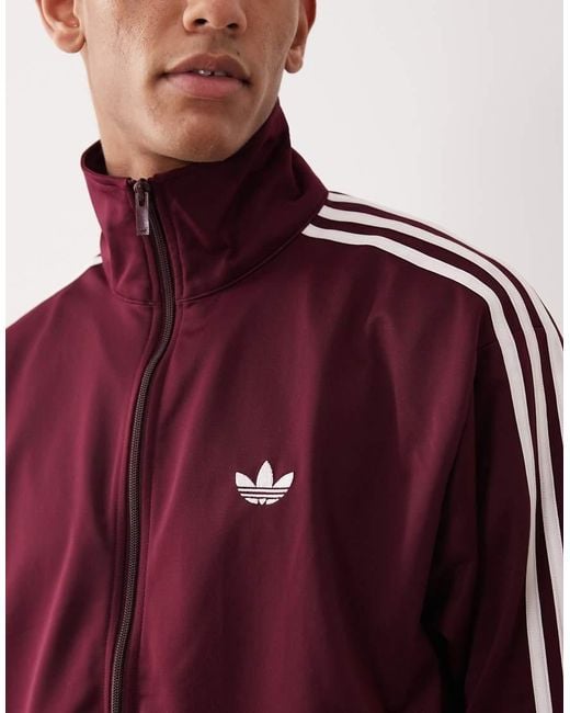 Adidas Originals Red Firebird Track Top for men