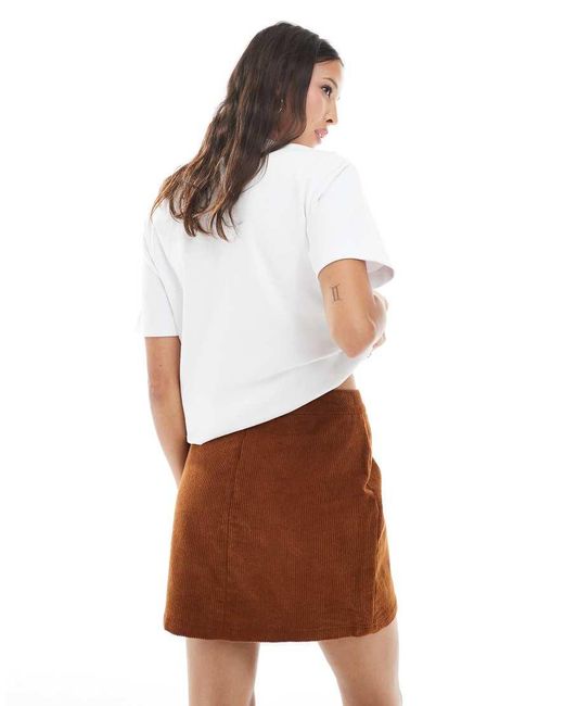Minigonna di Threadbare in White