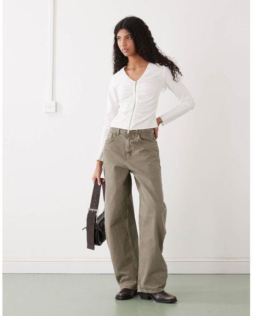 Weekday White – langärmlige bluse