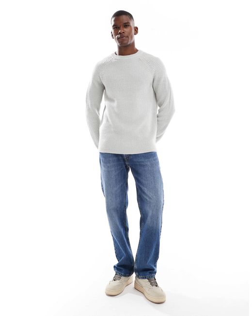 New Look – strickpullover in Gray für Herren