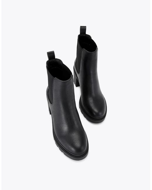 Carvela Kurt Geiger Black Boulder Heeeled High Ankle Boots
