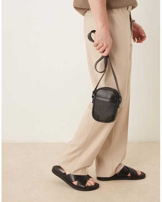 Borsa A Tracolla di ASOS in White da Uomo