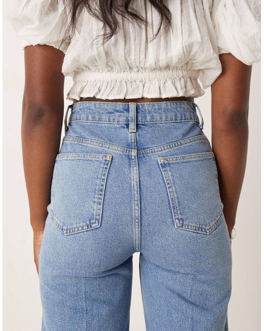 ASOS Blue – knöchellange jeans