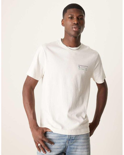 Camiseta Con Estampado Gráfico Trasero De Golf De -Blanco Abercrombie & Fitch de hombre de color Natural