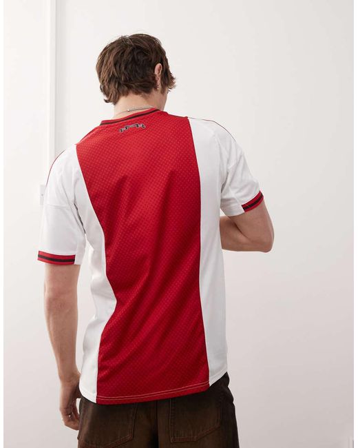 Adidas Originals Red Adidas Football Ajax 25/26 Home Jersey for men