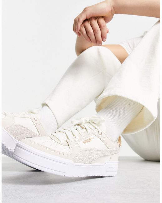PUMA – ca pro – sneaker aus wildleder in White für Herren