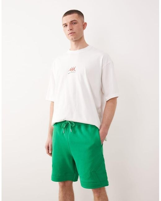 Nike Green Flight Diamond Fleece Short for men